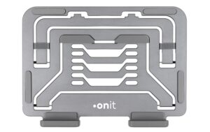 onit Notebook-Ständer FLAT klappbar, neigbar, grau