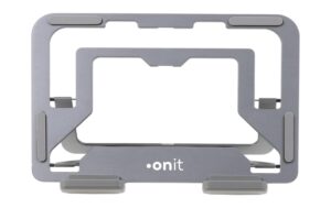 onit Notebook-Ständer FLAT klappbar, neigbar, grau