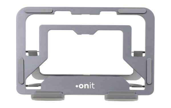 onit Notebook-Ständer FLAT klappbar, neigbar, grau
