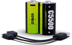 1638341_1 - Mediatech Verico LoopEnergy Baby C, 1,5V 5550mWh 3700mAh, 2er Pack, USB-C Ladekabel
