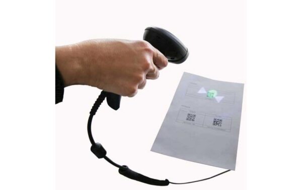 Barcodescanner Datalogic QuickScan QD2590 1D/2D, USB, black/white, IP52