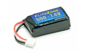 FliteZone RC-Akku LiPo 500mA, 7.4V Ersatzakku zu 120X