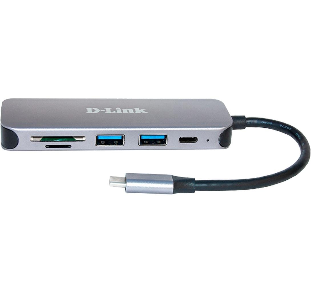 1641736_1 - Mediatech D-Link Hub DUB-2325/E: 5-in-1 USB-C Hub 2x USB 3.0 mit Card Reader