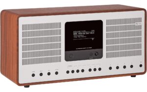 Revo SuperConnect Stereo, walnuss silber DAB+, FM, Internetradio, Spotify, Bluetooth