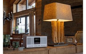 Revo SuperConnect Stereo, walnuss silber DAB+, FM, Internetradio, Spotify, Bluetooth