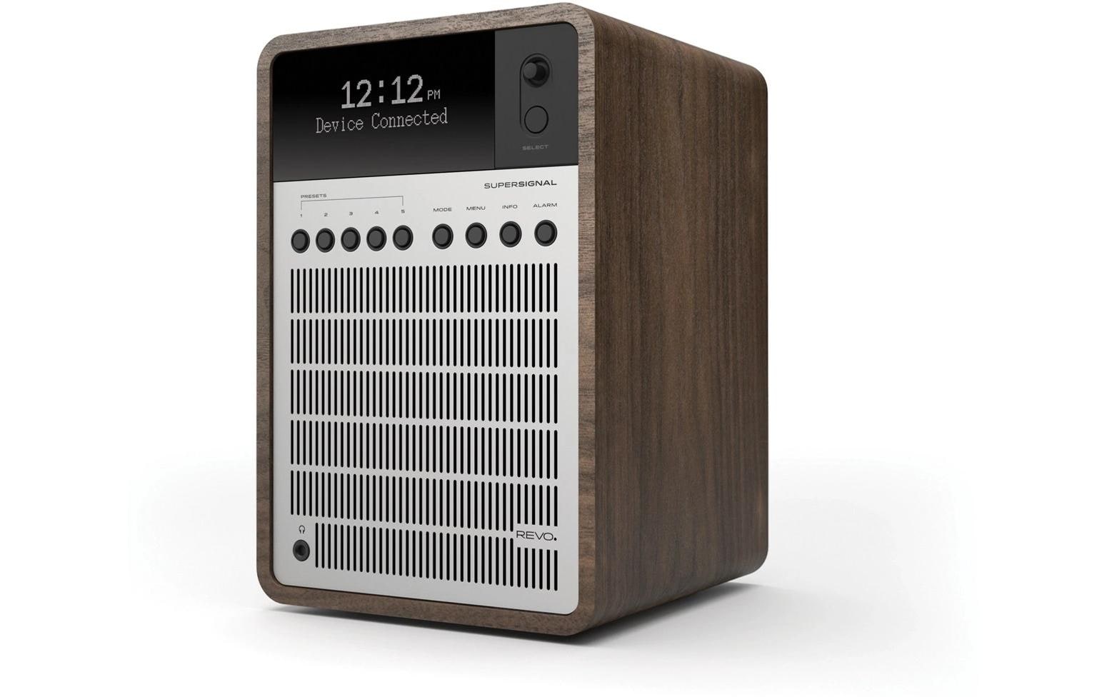 1643022 - Mediatech Revo SuperSignal, walnuss silber DAB+, FM, Bluetooth kaufen Schweiz | Mediatech.ch