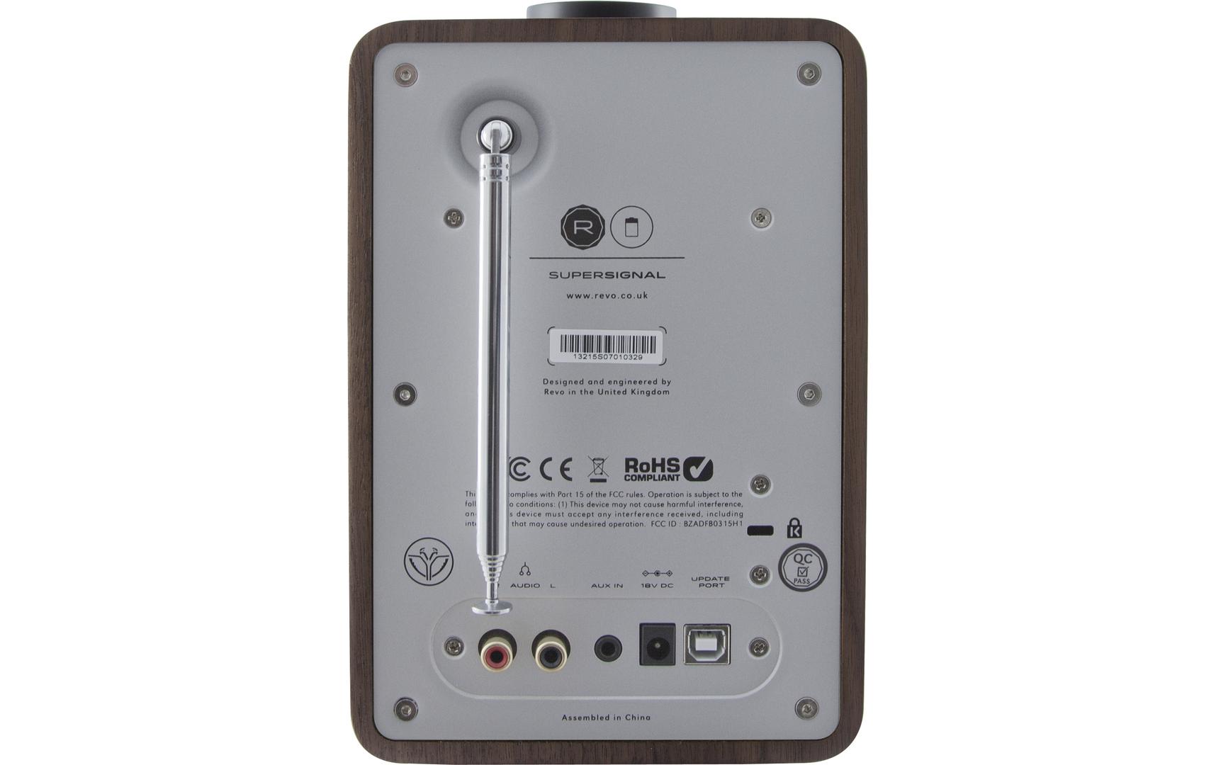 1643022_1 - Mediatech Revo SuperSignal, walnuss silber DAB+, FM, Bluetooth