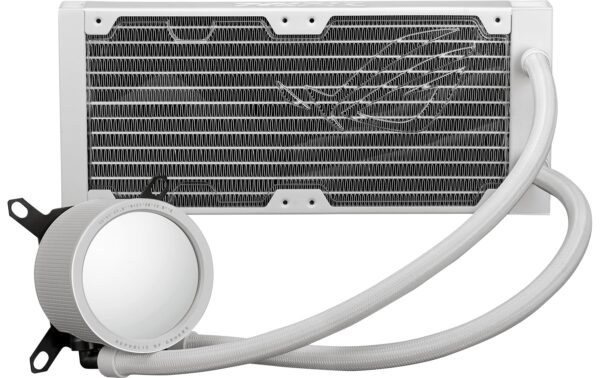 1644107_2 - Mediatech Asus ROG RYUO III 240 ARGB WH Liquid CPU Cooler, LCD, 2x120mm ARGB