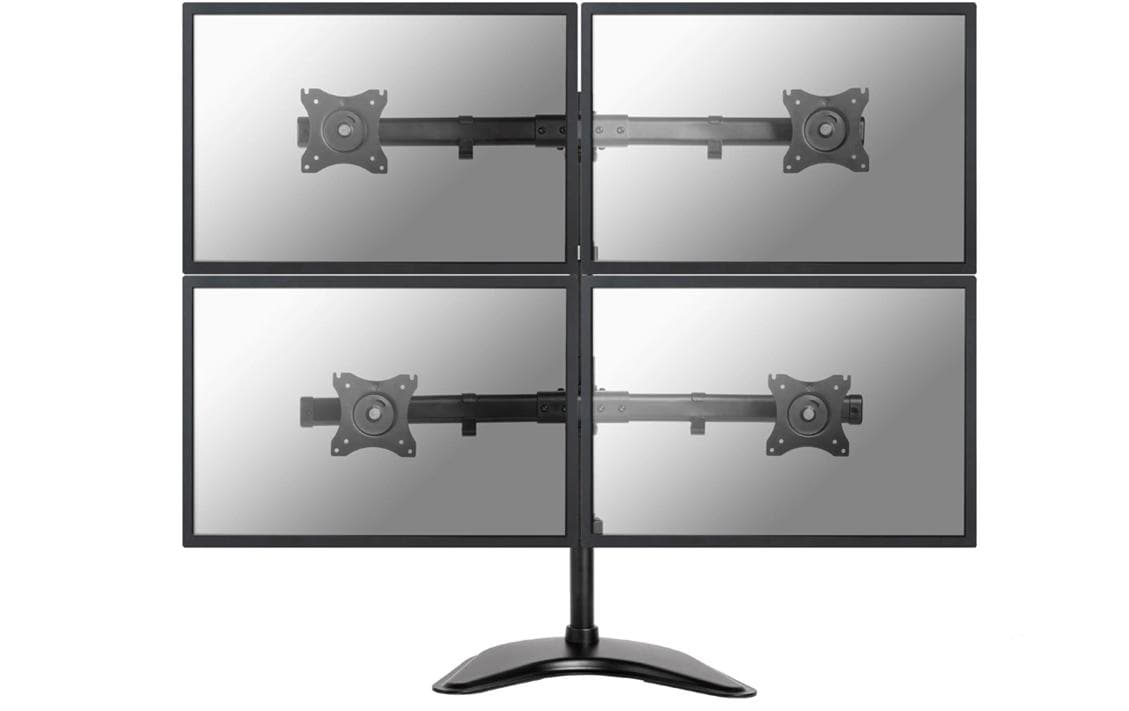1644212 - Mediatech Neomounts NM-D335D4BLACK Full Motion Desk Mount (clamp & grommet)4Mo
