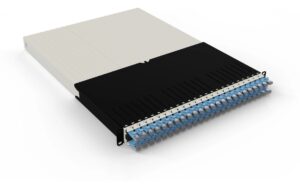Patchbox One Cat.6A, 19, STP Blau inkl. 24 Kassetten mit 1.8m Slimpatchkabel kaufen Schweiz | Mediatech.ch