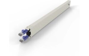 1644654_1 - Mediatech Patchbox One Cat.6A, Kassette STP Violett 0.8m Slimpatchkabel, für PONEFRAME