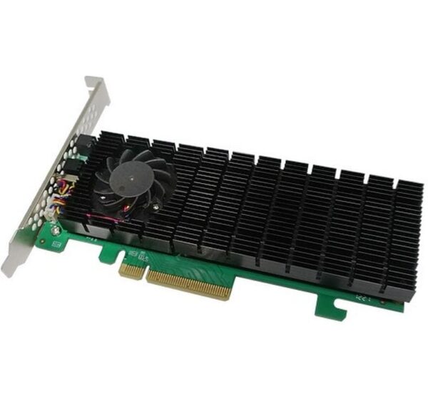 Highpoint SSD6202A: 2Port RAID-Kontroller 2x M.2 NVME, PCI-Ex8v3, bootable, RAID 0,1