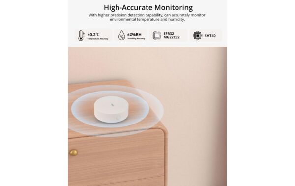 SONOFF ZigBee-Schalter SNZB-02P DC 3V (mit 1xCR2477 Batterie) weiss