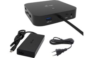 i-tec USB-C HDMI Dual DP Docking Station Power Delivery 100 W inkl Charger 112 W