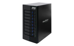 1651609 - Mediatech Highpoint RS6418TS: externes 8-Bay Gehäuse 2xSFF-8088,Hot-Swap, RAID0,1,5,6,10,50,JBOD