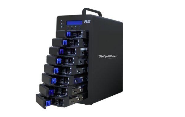 1651615_5 - Mediatech Highpoint RS6438TS: externes 8-Bay Gehäuse 2xSFF-8644,Hot-Swap, RAID0,1,5,6,10,50,JBOD