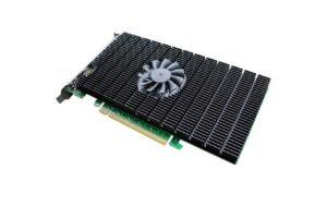 Highpoint SSD7105: 4 Port RAID-Kontroller 4x M.2 NVME, PCI-Ex16v3, RAID0, 1, 10, bootable