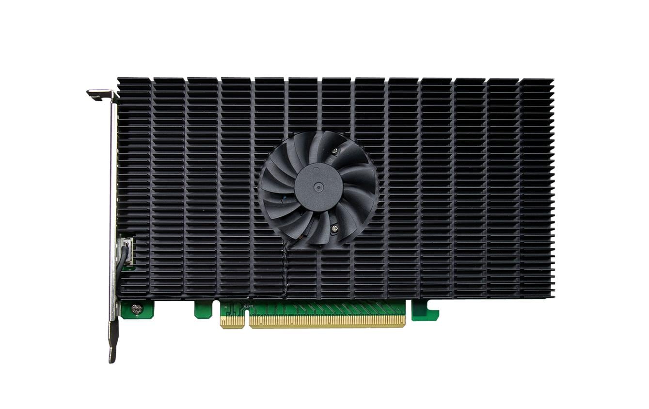 1651616_1 - Mediatech Highpoint SSD7105: 4 Port RAID-Kontroller 4x M.2 NVME,PCI-Ex16v3, RAID0,1,10,bootable
