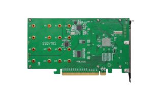 1651616_4 - Mediatech Highpoint SSD7105: 4 Port RAID-Kontroller 4x M.2 NVME,PCI-Ex16v3, RAID0,1,10,bootable