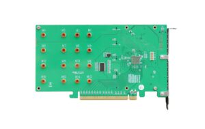 1651618_4 - Mediatech Highpoint R1104: 4 Port HBA-Kontroller 4x M.2 NVME, PCI-Ex16v3, no Boot, fanless