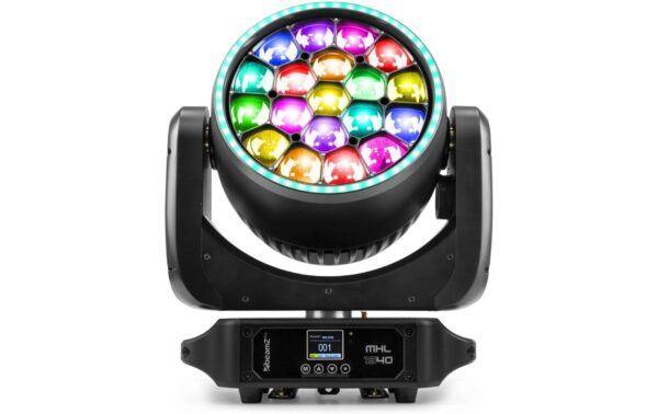 BeamZ Pro MHL1940 Moving Head, LED, Wash, 19x40W RGBW
