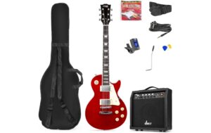 MAX GigKitDR E-Gitarrenset, LP-Style, dunkelrot kaufen Schweiz | Mediatech.ch