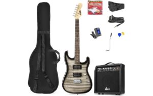 MAX GigKitQBL E-Gitarrenset, Quilted-Style, schwarz kaufen Schweiz | Mediatech.ch