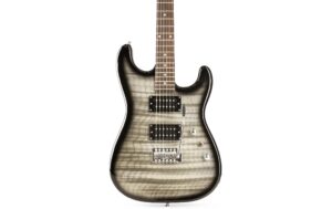 MAX GigKitQBL E-Gitarrenset, Quilted-Style, schwarz