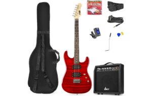 1652063 - Mediatech MAX GigKitQDR E-Gitarrenset, Quilted-Style, dunkelrot kaufen Schweiz | Mediatech.ch