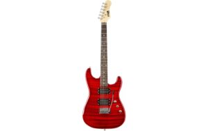 1652063_1 - Mediatech MAX GigKitQDR E-Gitarrenset, Quilted-Style, dunkelrot