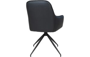 1652112_4 - Mediatech House Nordic Stuhl Harbo Schwarz 1 Stück, Schwarz m. schwarzen Beinen