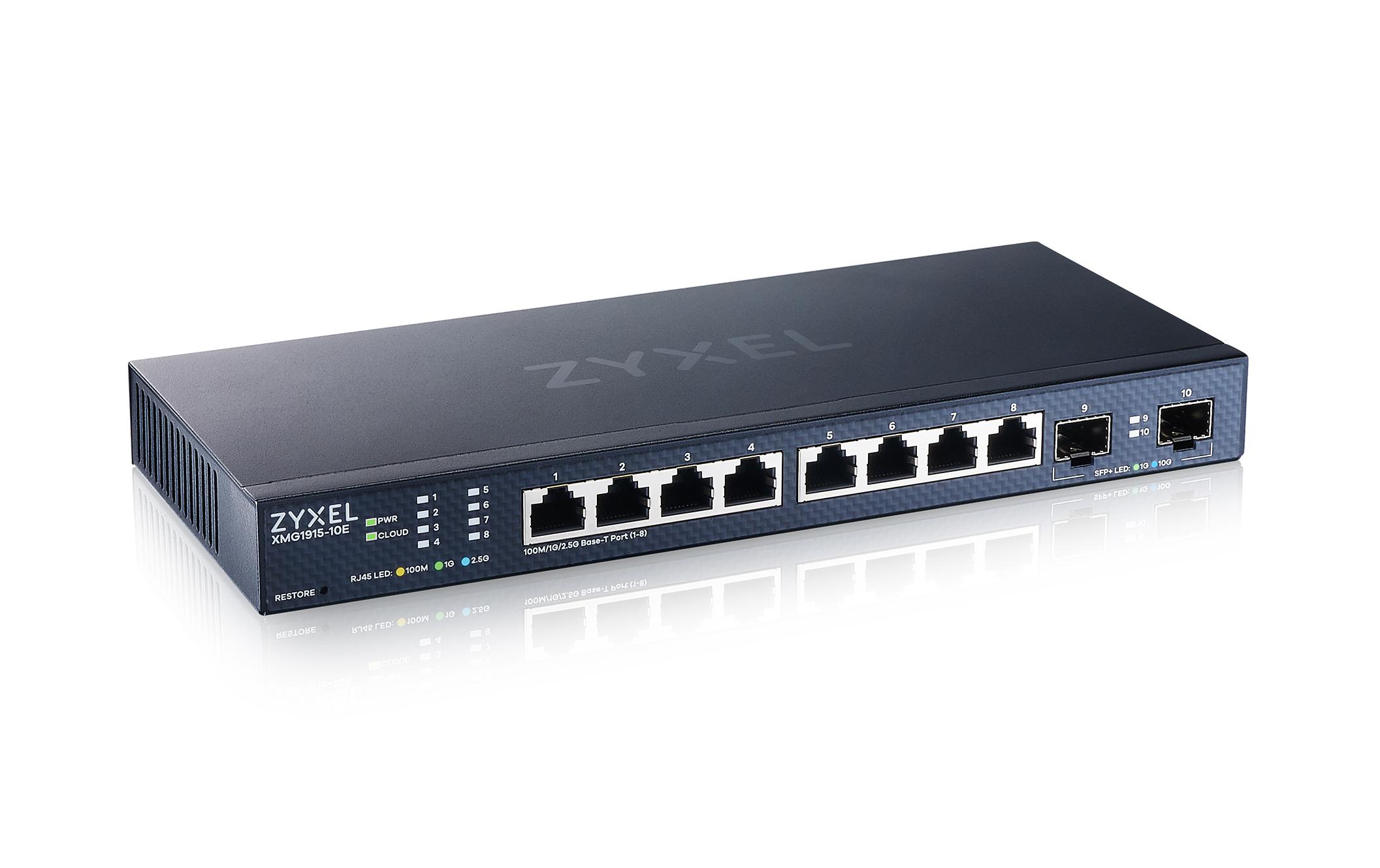 1654567 - Mediatech Zyxel XMG1915-10E Smart managed Switch 8x 2.5GbE kaufen Schweiz | Mediatech.ch