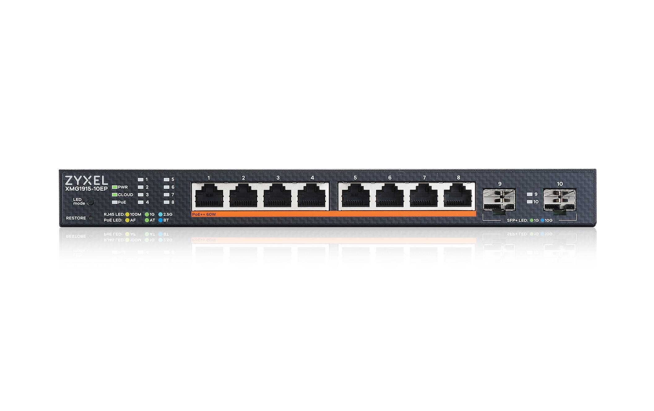1654568_1 - Mediatech Zyxel XMG1915-10EP Smart managed Switch 130W PoE