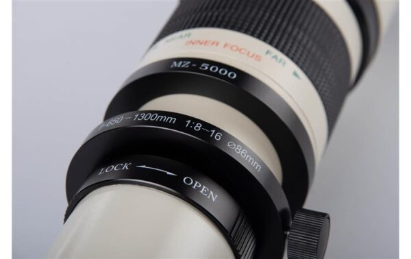 1654740_7 - Mediatech Teleobjektiv 650-1300mm T2 weiss