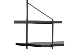1654953_1 - Mediatech AC Design Wandregal Belfast Stahl/MDF, 191x25,5x79 cm, Schwarz