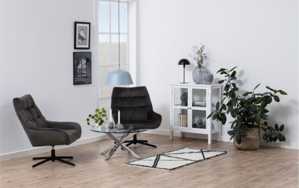 1654959_6 - Mediatech AC Design Sessel Paris 73x82x88 cm, Grau/Braun