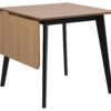 1654963 - Mediatech AC Design Esstisch Roxby mit Verlängerung Furnier, Gummibaumholz,80/120x80x76 cm