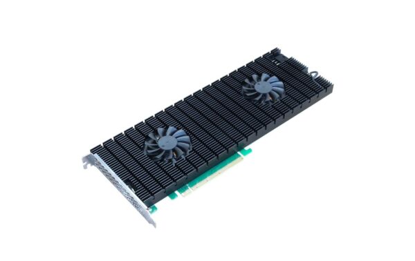 1657274_2 - Mediatech Highpoint R1108A: 8 Port HBA-Kontroller 8x M.2 NVME, PCI-Ex16v3, Lüfter, no Boot