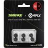 1658230 - Mediatech Shure EACYF1-6M Schaumstoff-Ohrpassstücke, schwarz
