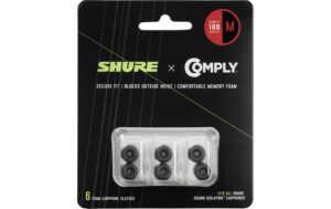 1658230 - Mediatech Shure EACYF1-6M Schaumstoff-Ohrpassstücke, schwarz kaufen Schweiz | Mediatech.ch