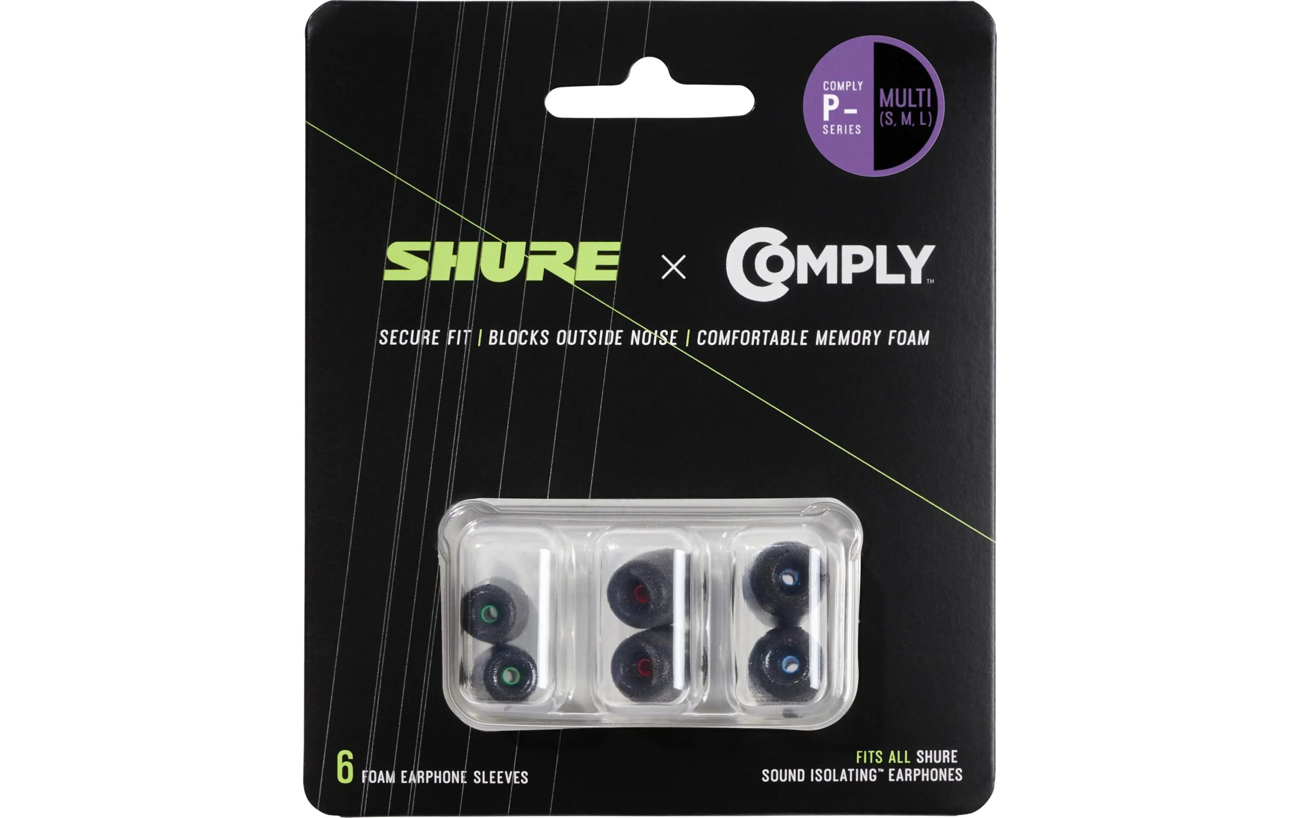 1658237 - Mediatech Shure EACYPF-6KIT Comply foams P Series KIT, S/M/L, 1 EA kaufen Schweiz | Mediatech.ch
