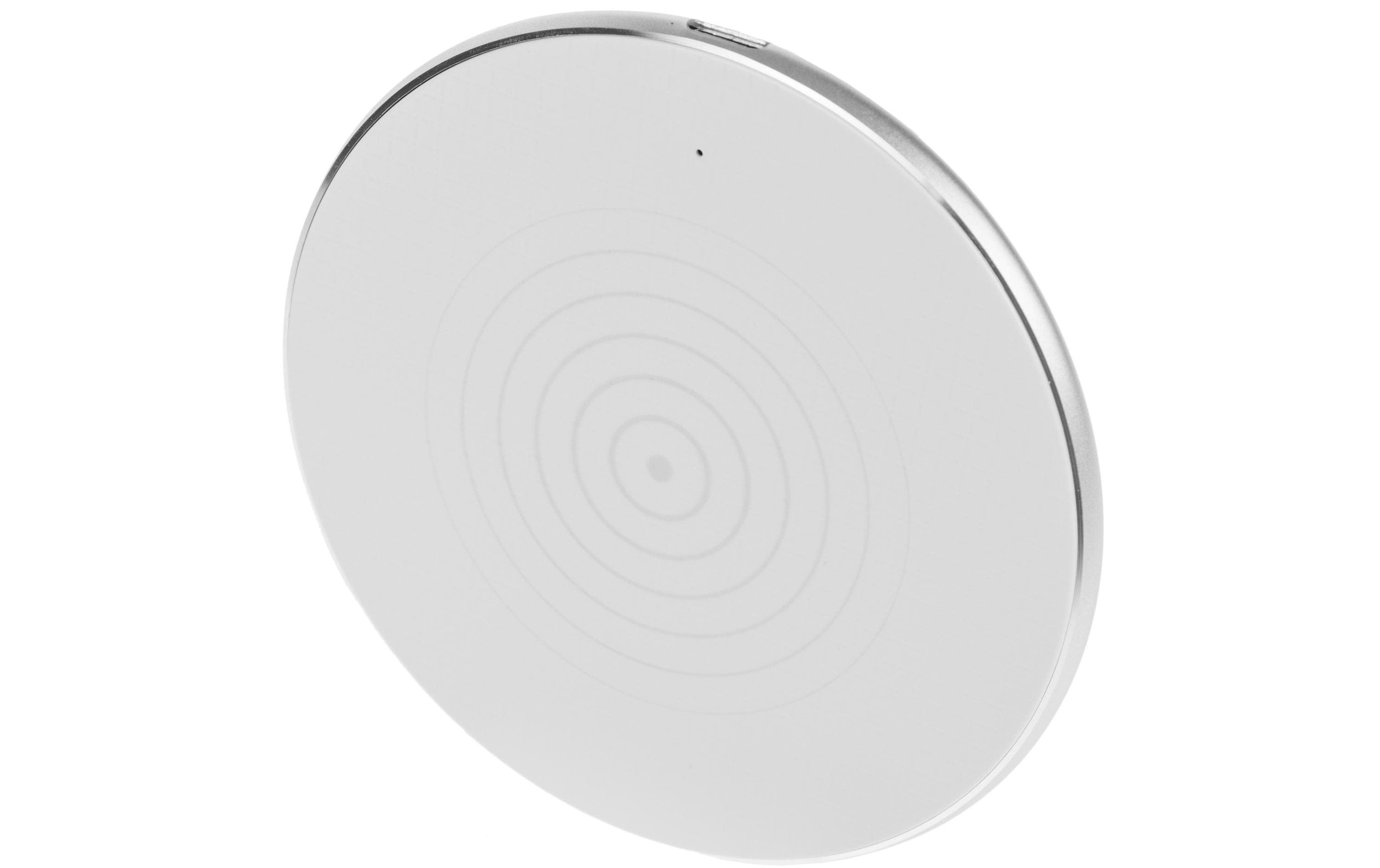 1659374_1 - Mediatech onit induktives Ladepad 15W weiss Typ-C, Alu