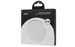 1659374_4 - Mediatech onit induktives Ladepad 15W weiss Typ-C, Alu