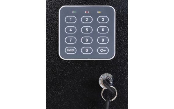 1661876_6 - Mediatech STRUCT Waffenschrank schwarz, 132.5x24.5x21.5cm