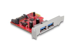 1662589 - Mediatech Delock PCI Express Karte x1 Karte zu 2x USB Typ-A Buchse kaufen Schweiz | Mediatech.ch