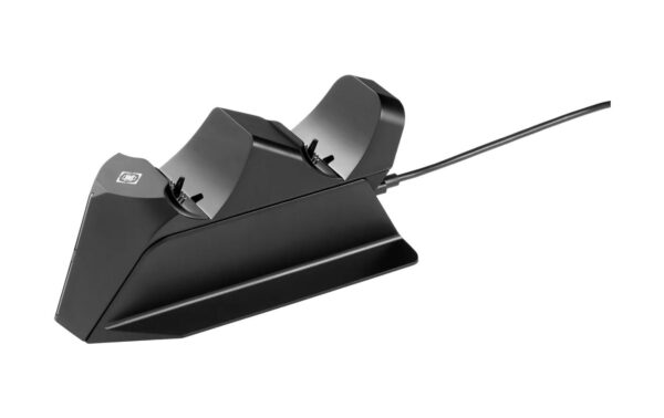 1663335_5 - Mediatech Deltaco Dual Charger PS5, Black Wired, Transparent