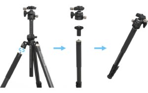 1664271_5 - Mediatech SmallRig Lateral Center Column Tripod CT200