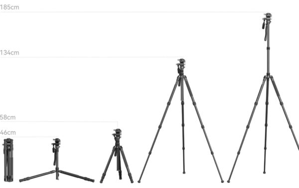 1664282_5 - Mediatech SmallRig FreeBlazer Aluminum Tripod CT195 for Video