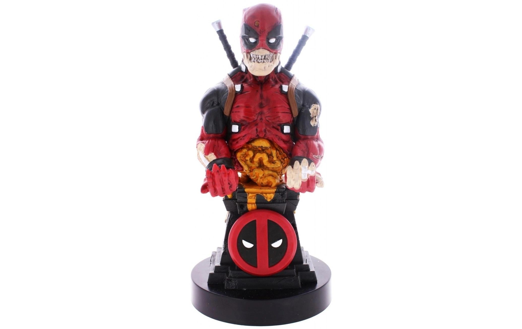 1666160 - Mediatech Cable Guys - Deadpool Zombie Phone/Controller Holder & 2m Ladekabel