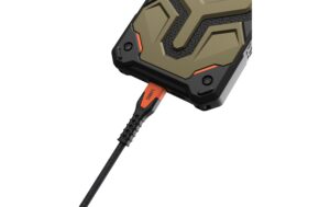 UAG USB-C Lightning Kabel 1.5M bis zu 60W, Black/Orange